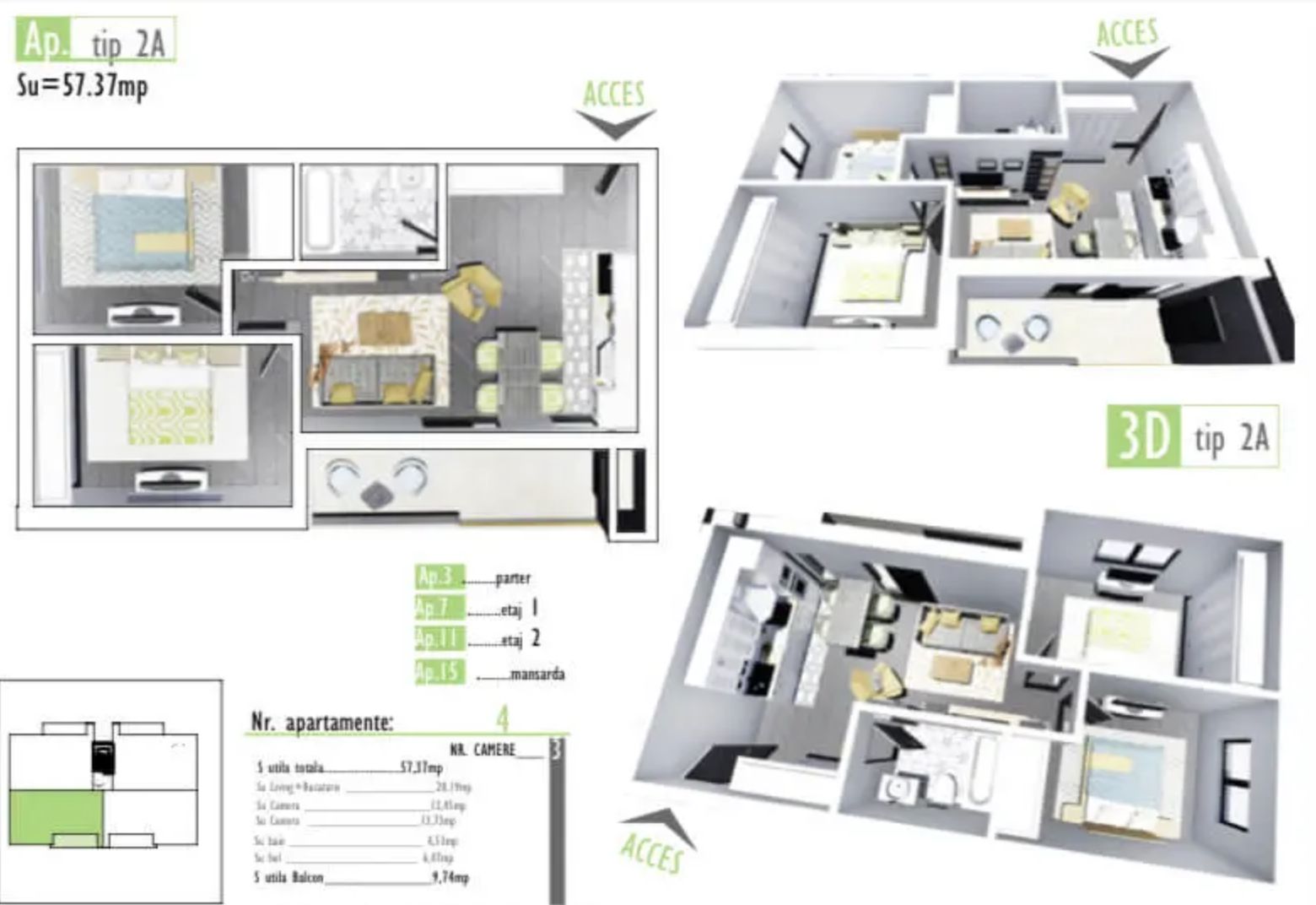 Direct de la Dezvoltator! Apartamente noi de vanzare Apahida