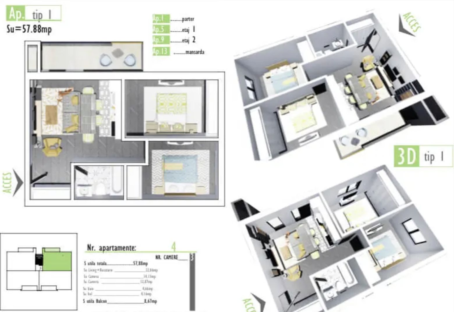 Direct de la Dezvoltator! Apartamente noi de vanzare Apahida