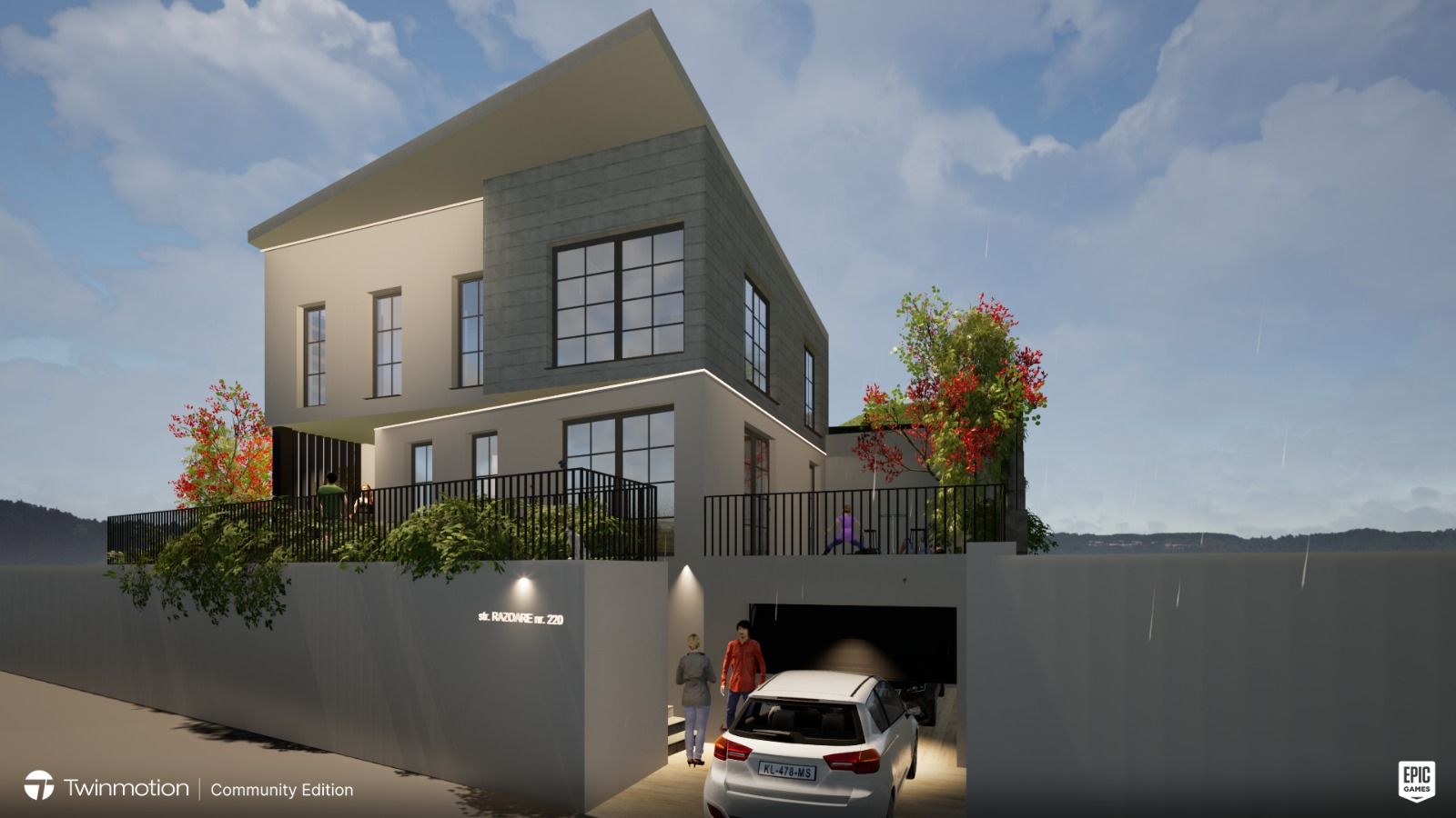 Casă individuală de vânzare cu panoramă superbă – zona Răzoare