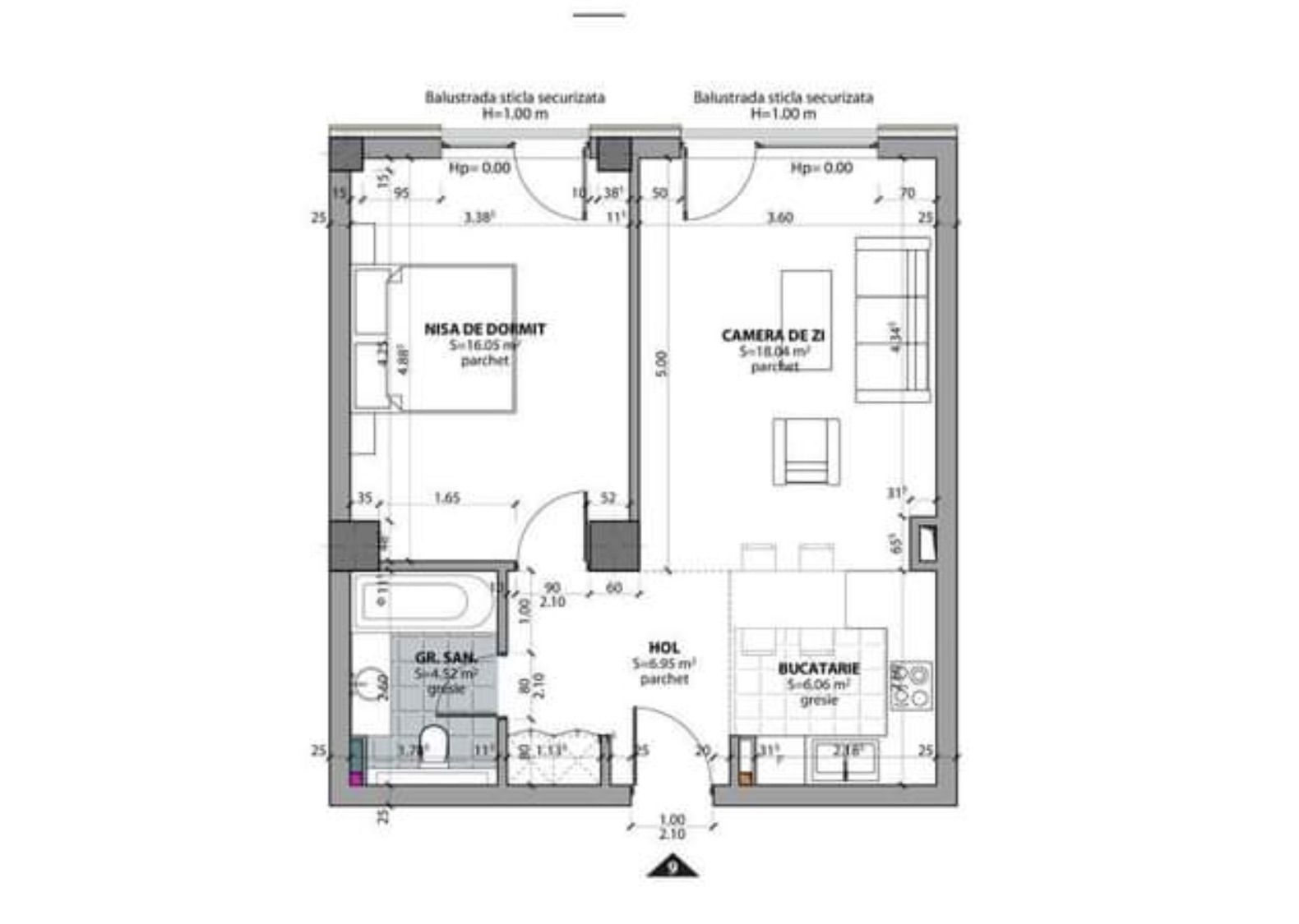 Apartamente finisate pe Calea Baciului - VÂNDUT INTEGRAL