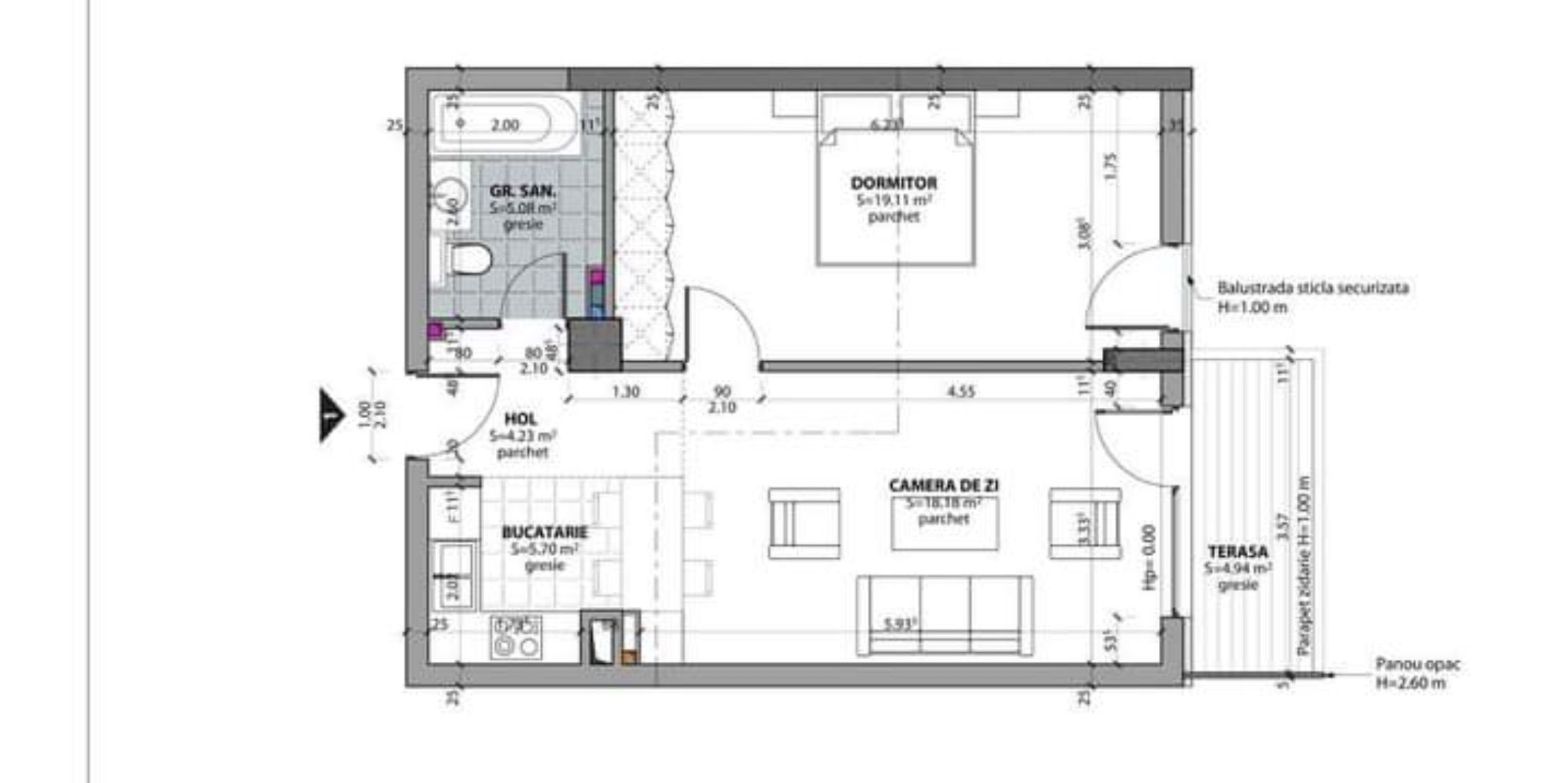Apartamente finisate pe Calea Baciului - VÂNDUT INTEGRAL