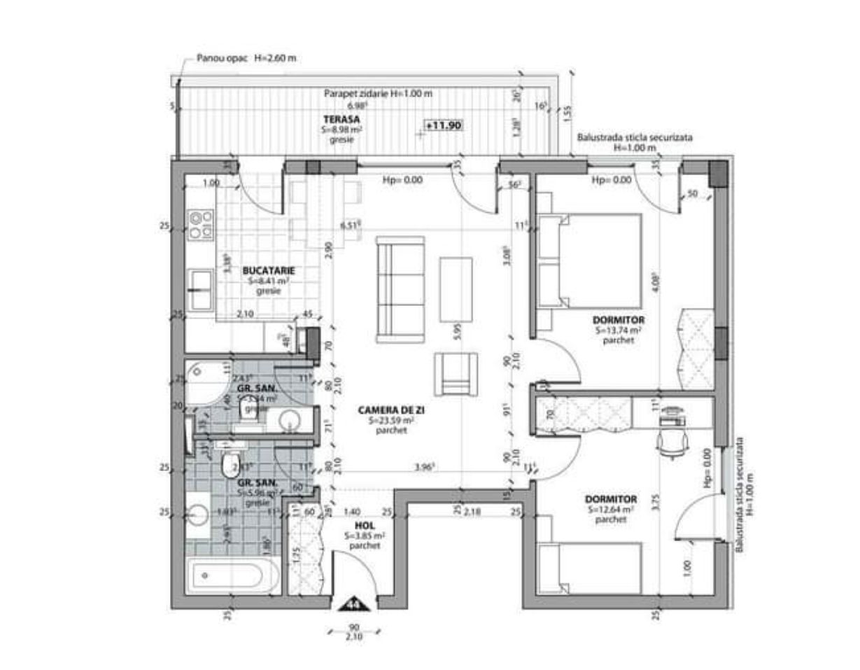 Apartamente finisate pe Calea Baciului - VÂNDUT INTEGRAL