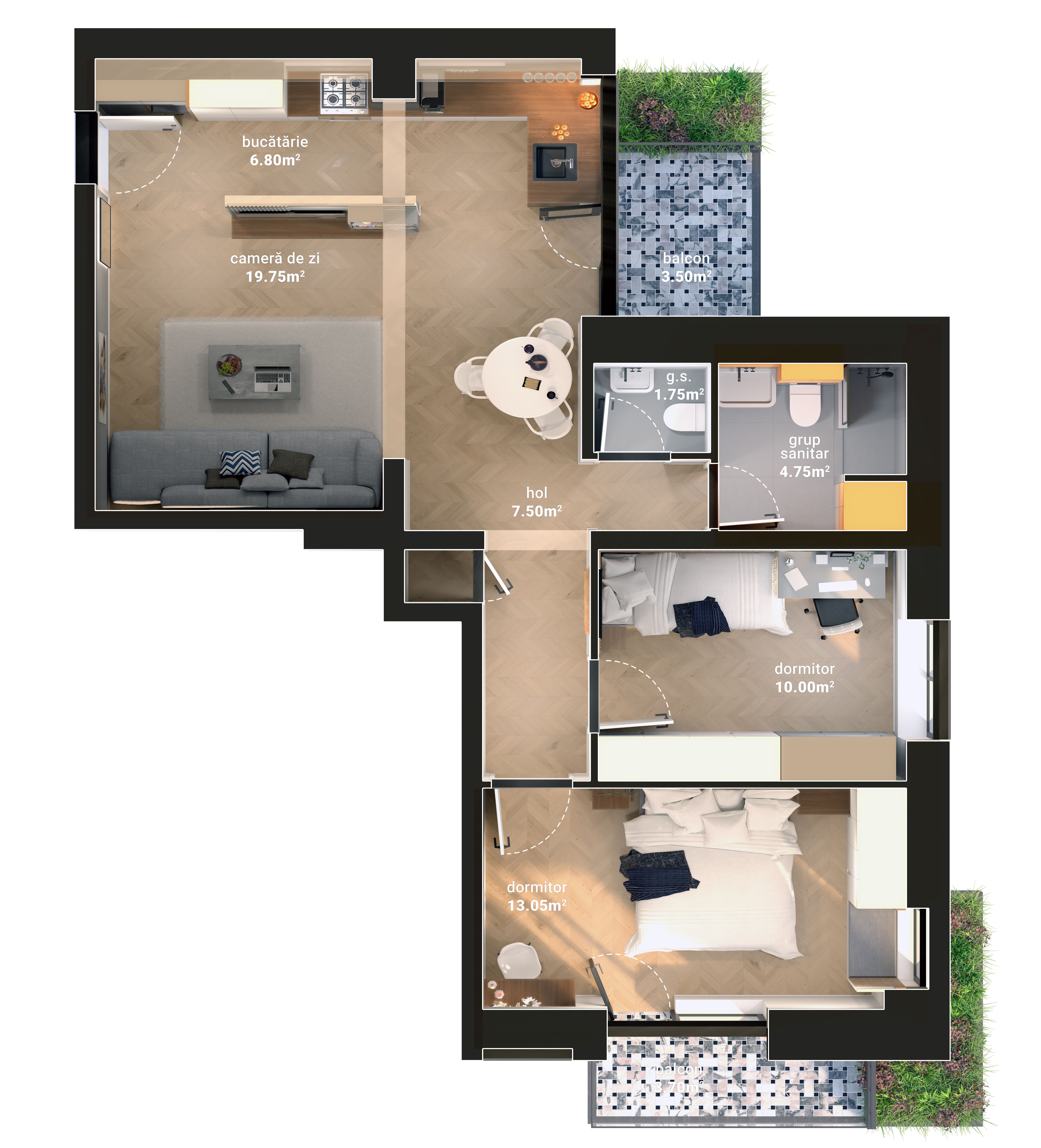Central Green Apartments - Bacau